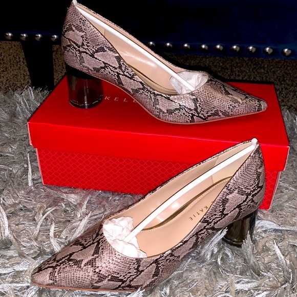 Kelly & Katie heels size 8m snakeskin - Picture 1 of 3